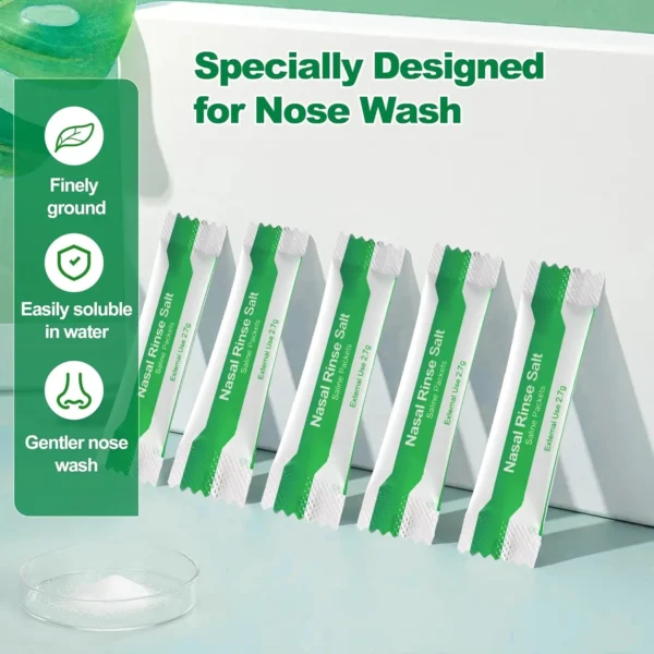 Waterpulse 120 Paquetes de Solución Salina (para irrigación nasal)