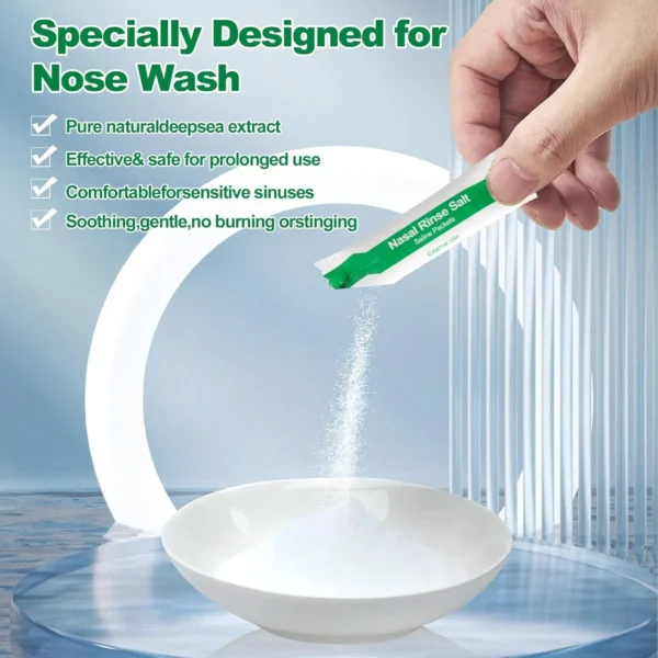 Waterpulse 120 Paquetes de Solución Salina (para irrigación nasal)