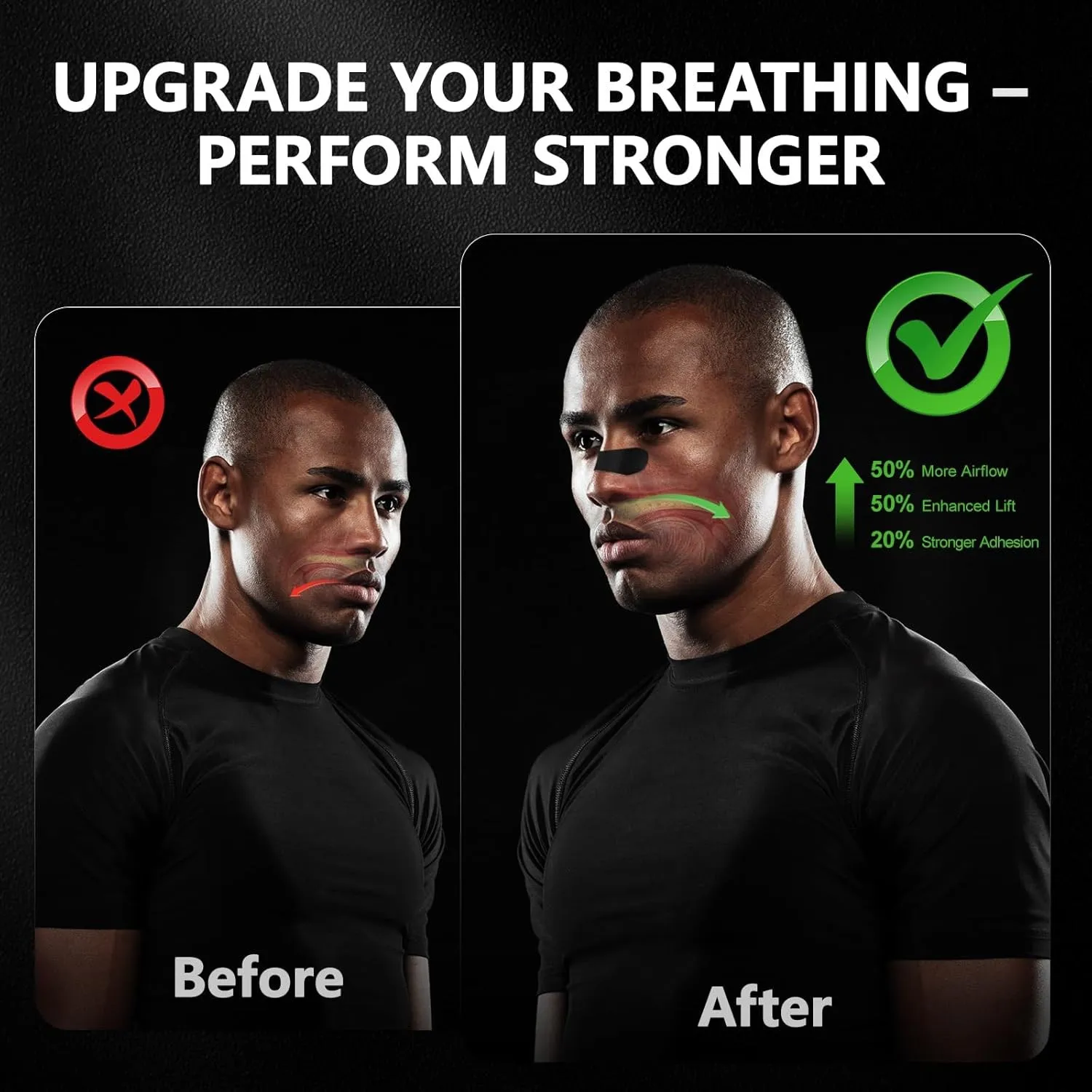 Tiras Nasales para Dormir, Deporte o Congestión Nasal - Imagen 3